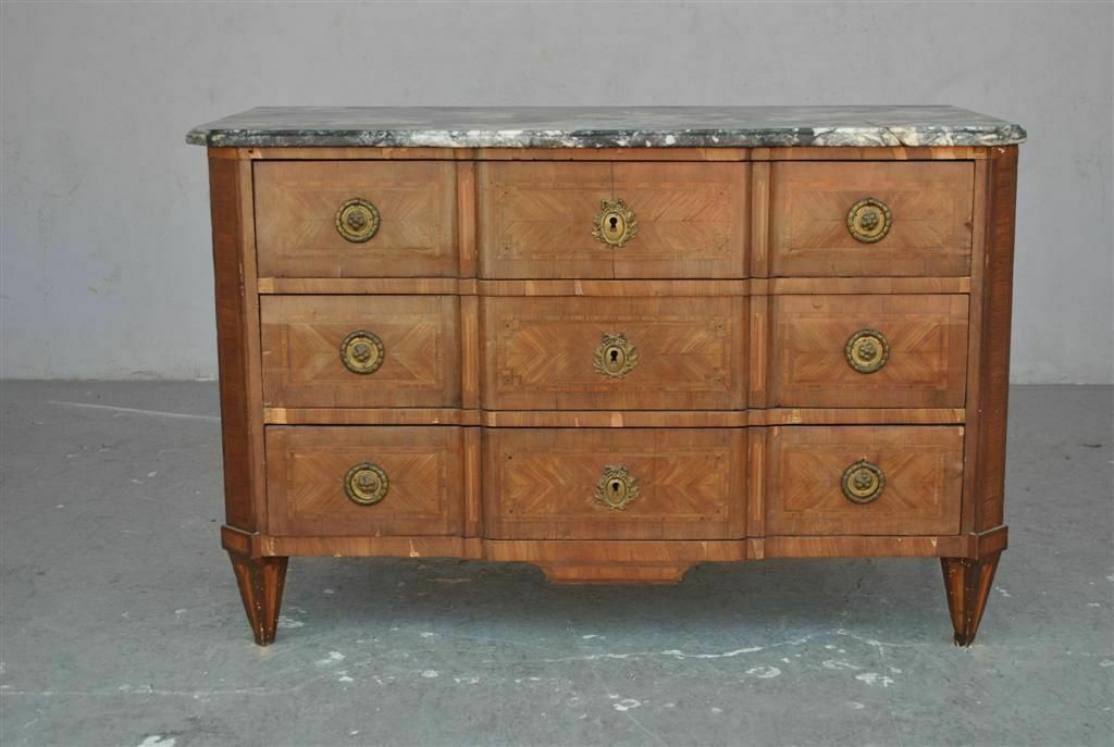 18th Louis XVI Period Inlaid Chest Of Drawers photo furniture