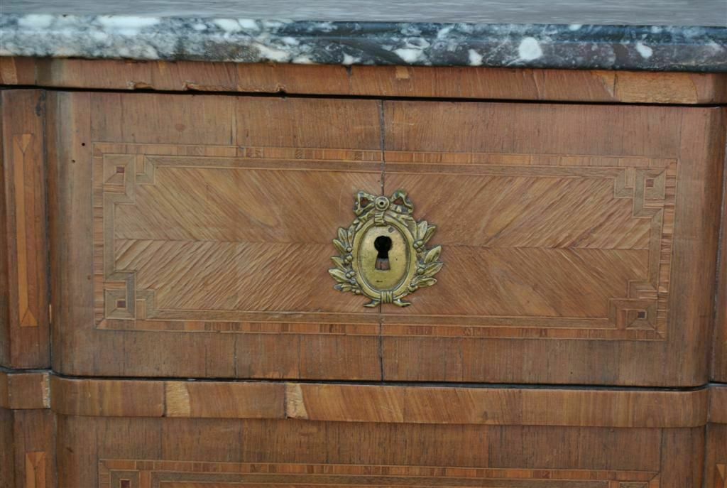 18th Louis XVI Period Inlaid Chest Of Drawers photo for sale