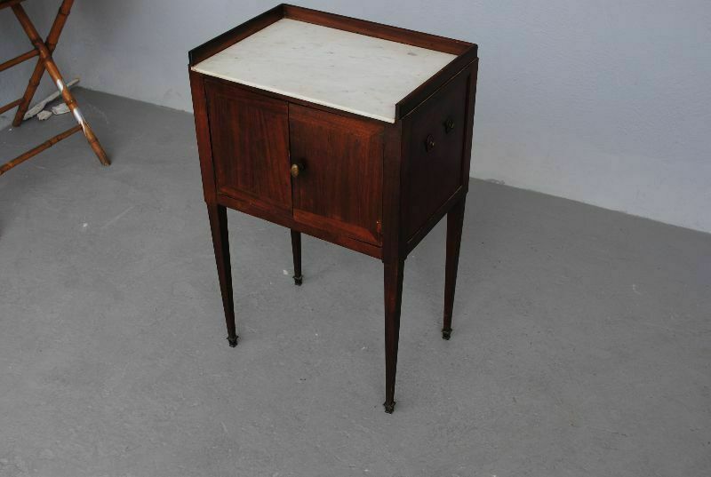 Late 18th Century Mahogany Bedside Table photo for sale
