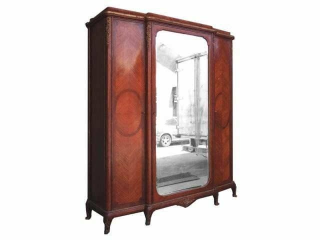 Mahogany Cabinet In Louis XVI Style, Gilded Bronze