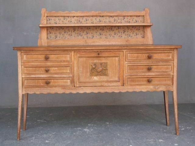 Bahut Serving In Cerusated Oak Period 1950 photo for sale