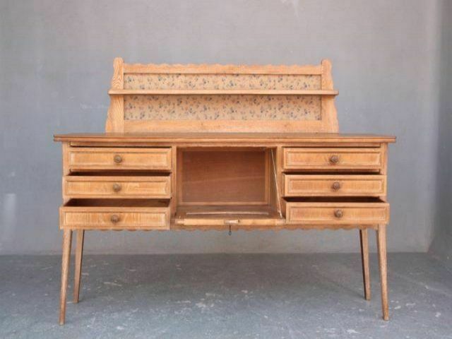 Bahut Serving In Cerusated Oak Period 1950 photo vinterior