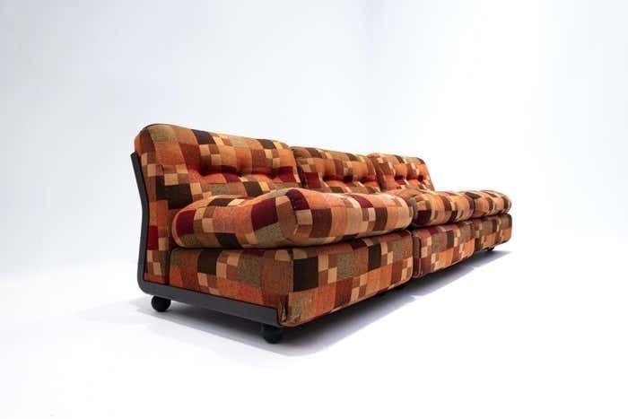 Mid Century Modern Set Of 3 "Amanta" Armchairs By Mario Bellini, 1960s photo buy