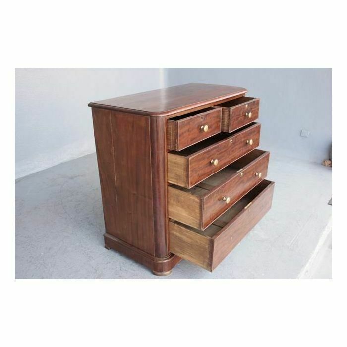 Navy Chest Of Drawers From The 1900s Mahogany photo Furniture