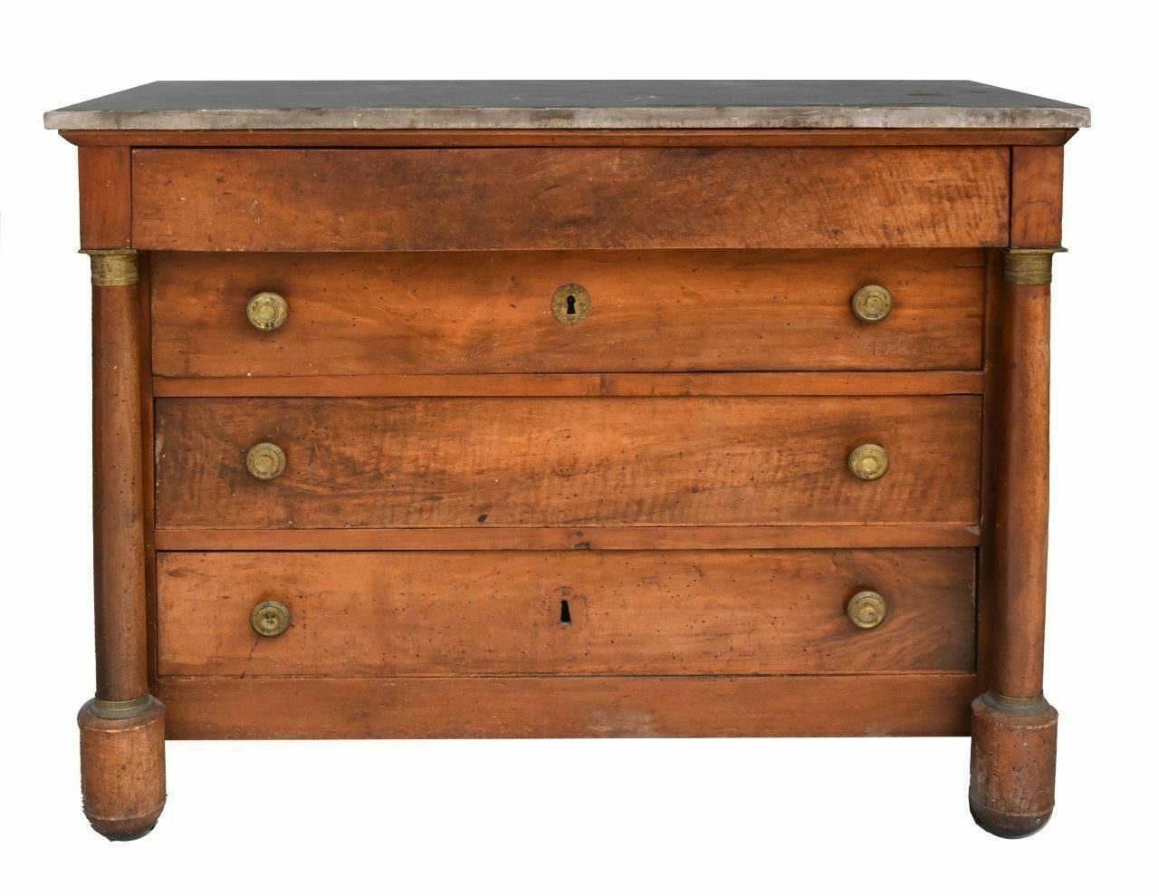 Convenient Chests Of Walnuts Period Empire 19th