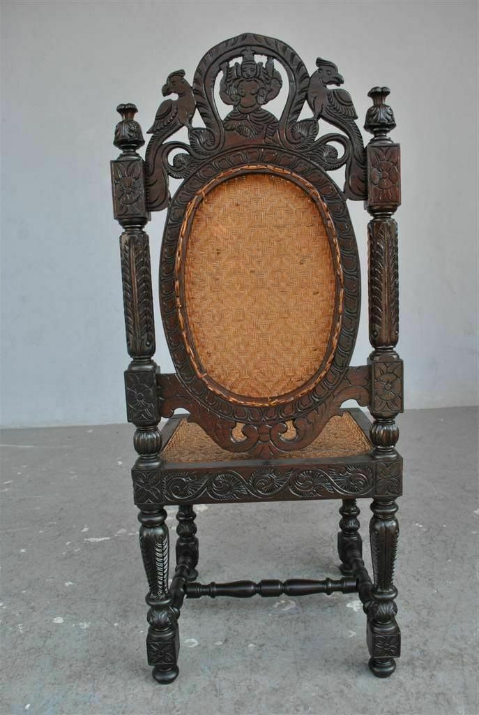 19th Century Indian Rosewood Chair photo furniture