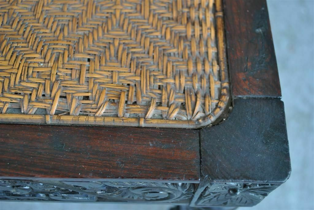photo vintage 19th Century Indian Rosewood Chair