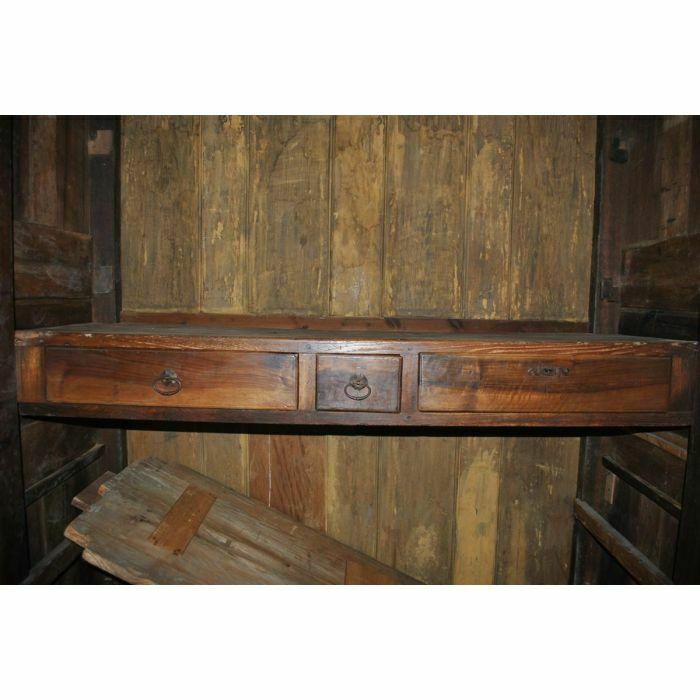 Furniture 18th Century Castle Wardrobe Walnut photo