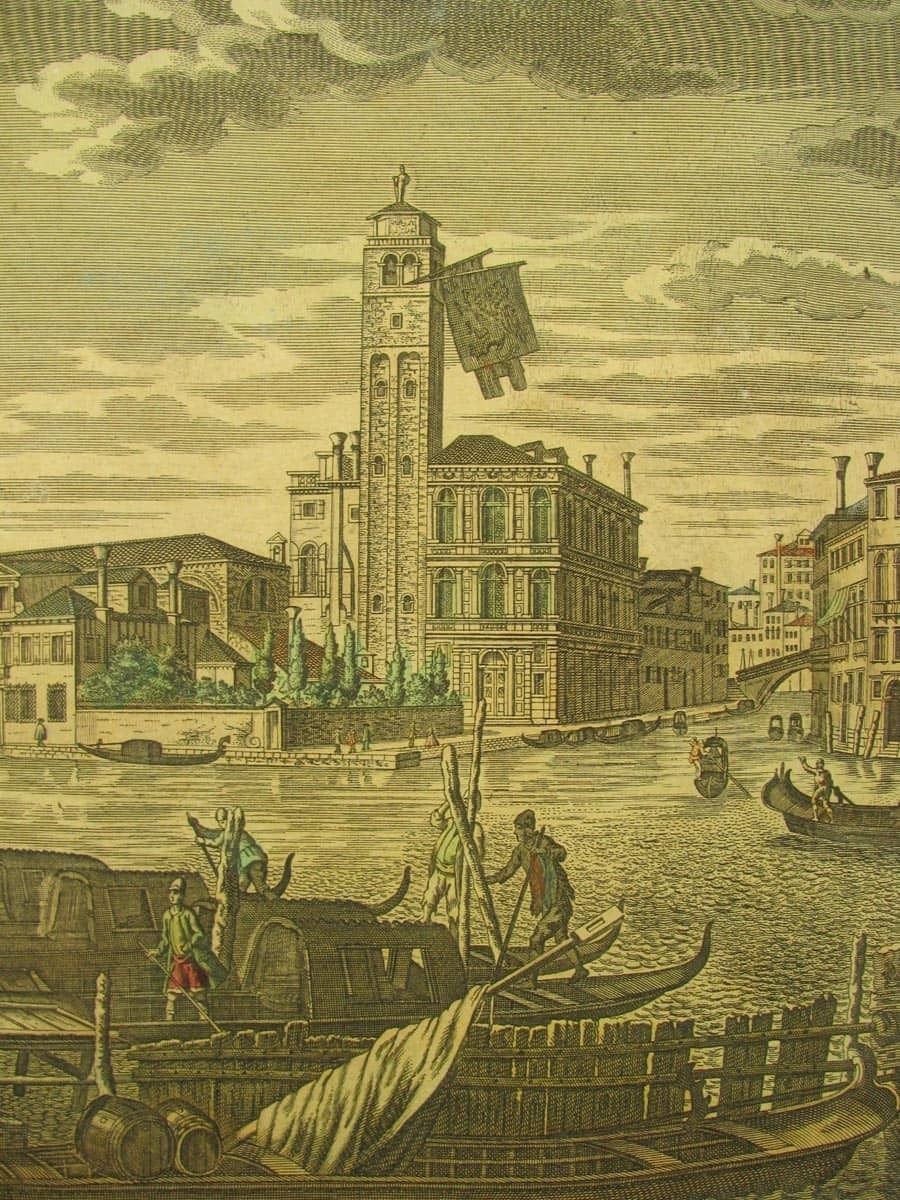Georg Balthasar Probst View Of The Grand Canal 1770