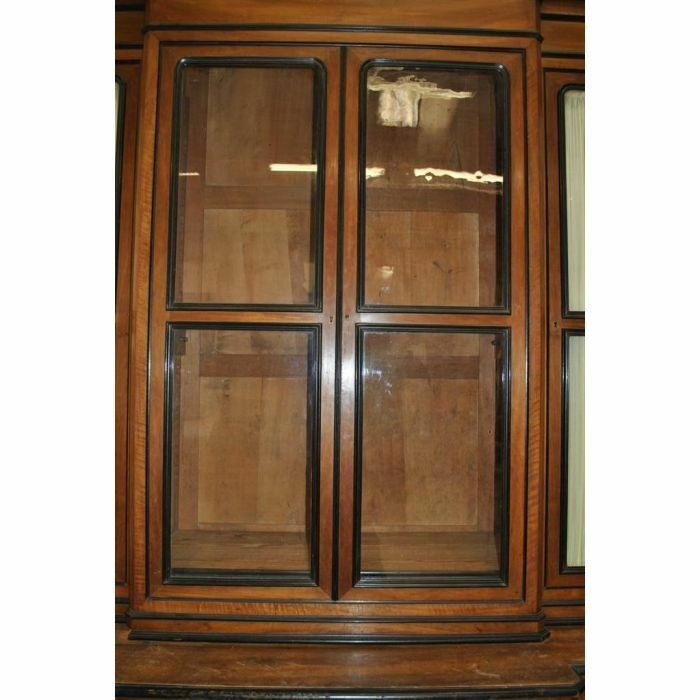 Napoleon III Bookcase In Walnut And Blackened Wood 19th Century photo 7820.0