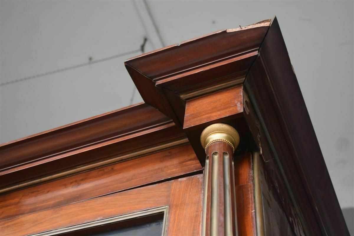 11992.0 Louis XVI Style Mahogany Bookcase, 19th Century photo