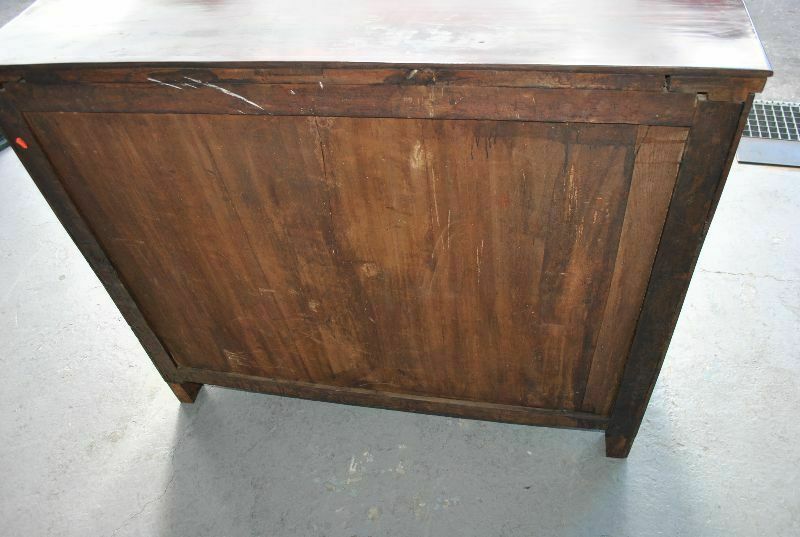 photo buy 19th Century Flamed Mahogany Inlaid Chest Of Drawers