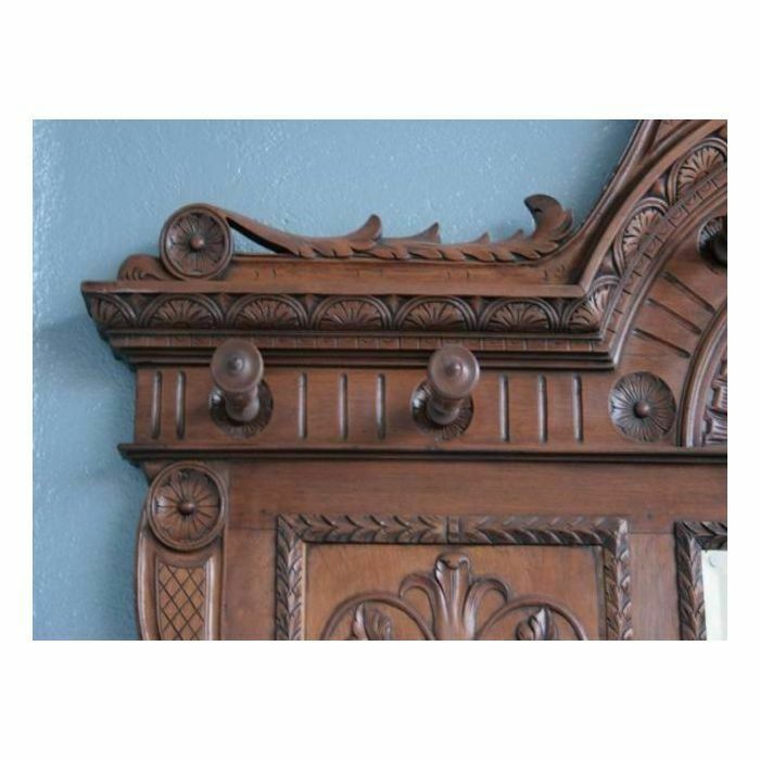 Renaissance Style Walnut Coat Rack 1900 photo buy