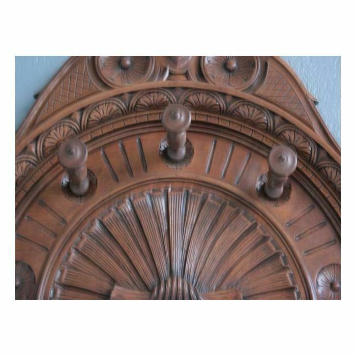 photo furniture Renaissance Style Walnut Coat Rack 1900