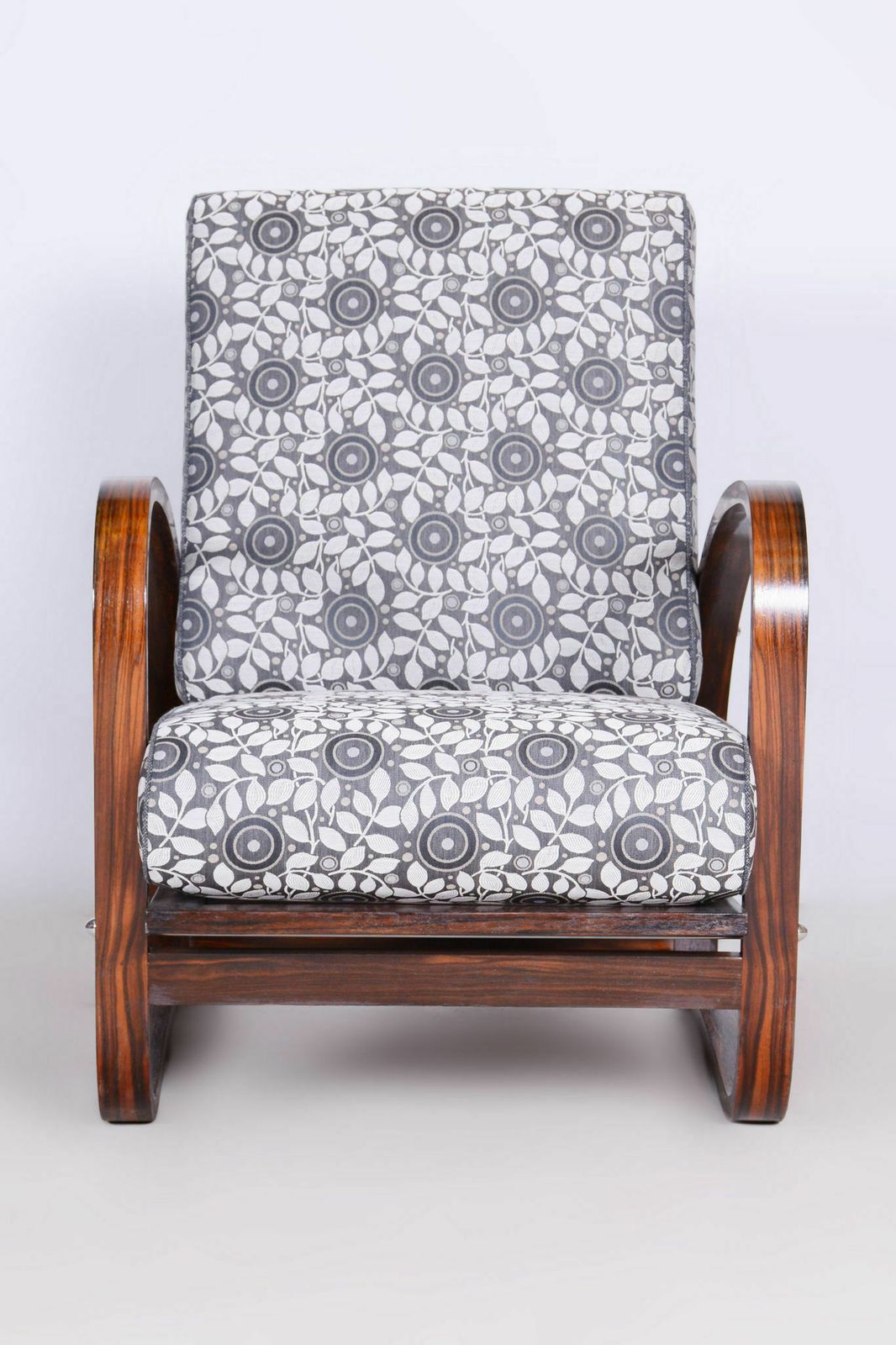 photo for sale Reclining Art Deco Armchair, Made By Jindřich Halabala, Up Závody, Czech, 1920s