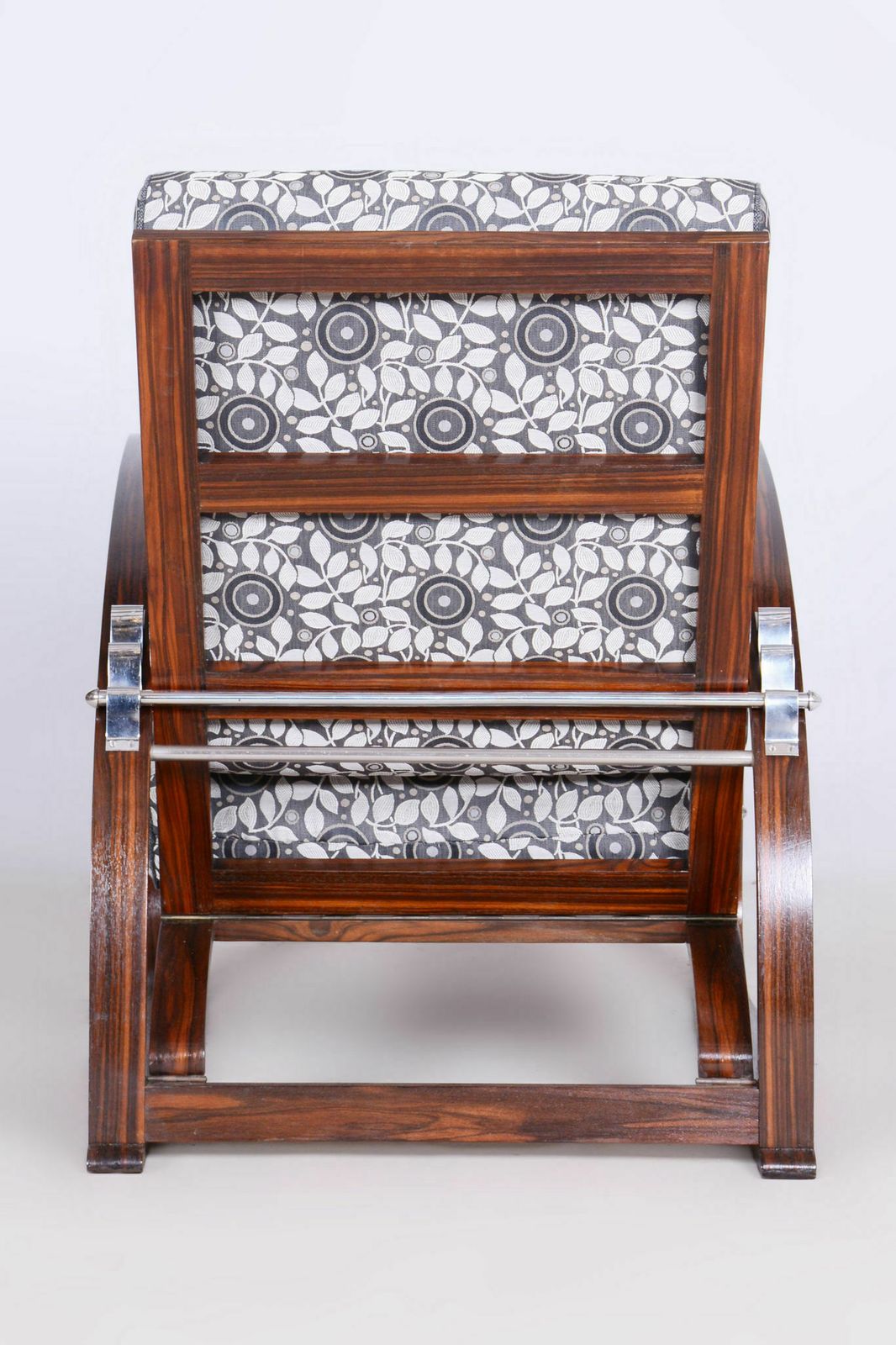 Furniture Reclining Art Deco Armchair, Made By Jindřich Halabala, Up Závody, Czech, 1920s photo
