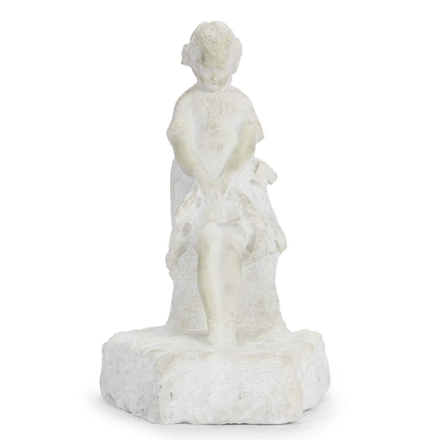 Take Attilio Sculpture Of A Little Girl In Marble photo furniture