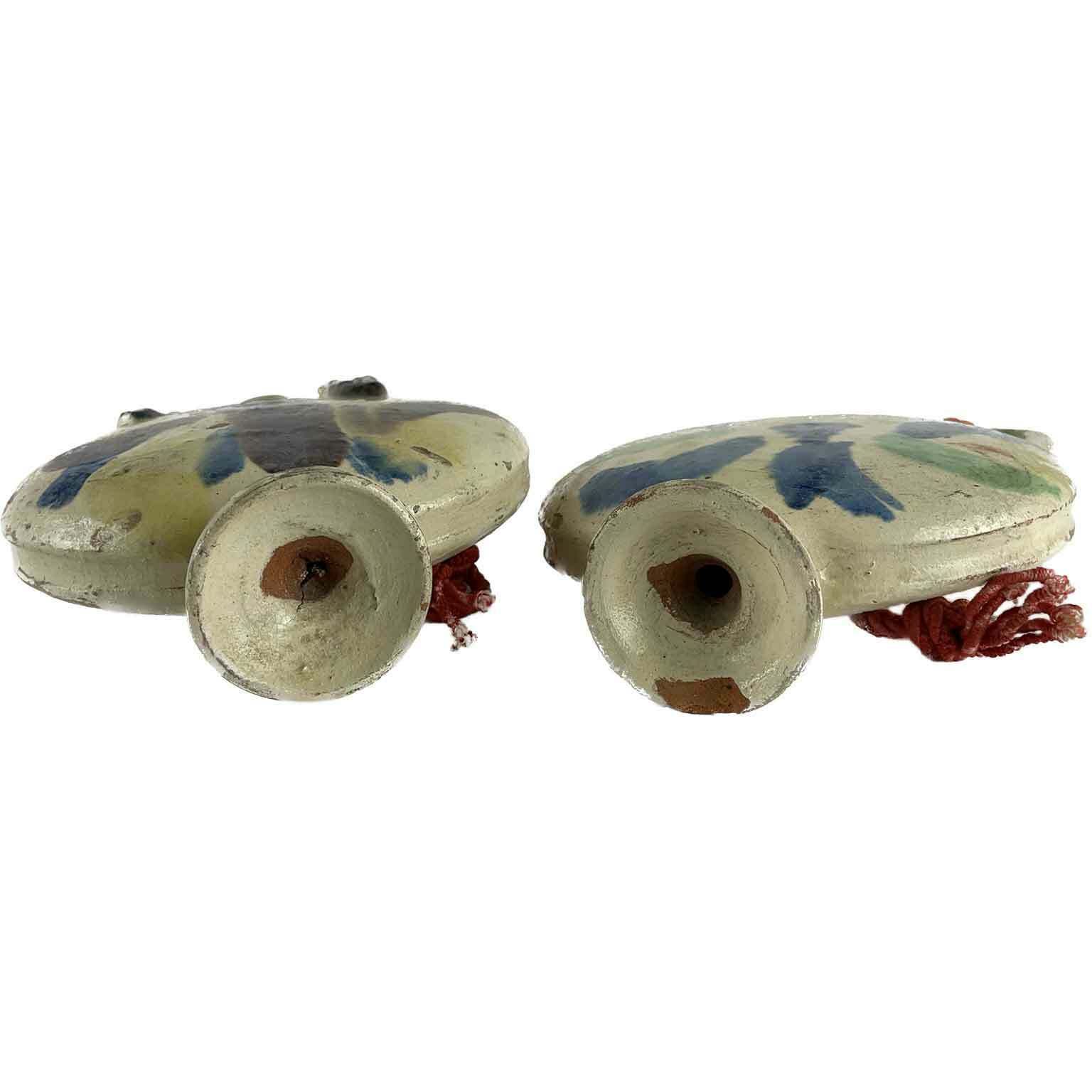Pair Of Wanderer's Ceramic Water Bottles From The Late 19th Century photo 622.0