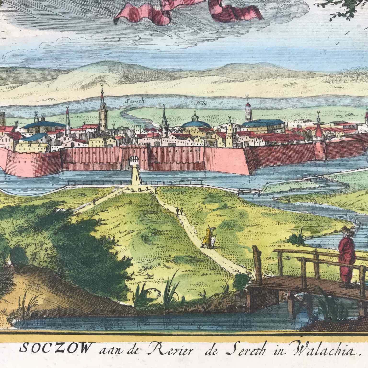View Of Soczow, 1600s, Antique photo 260.0