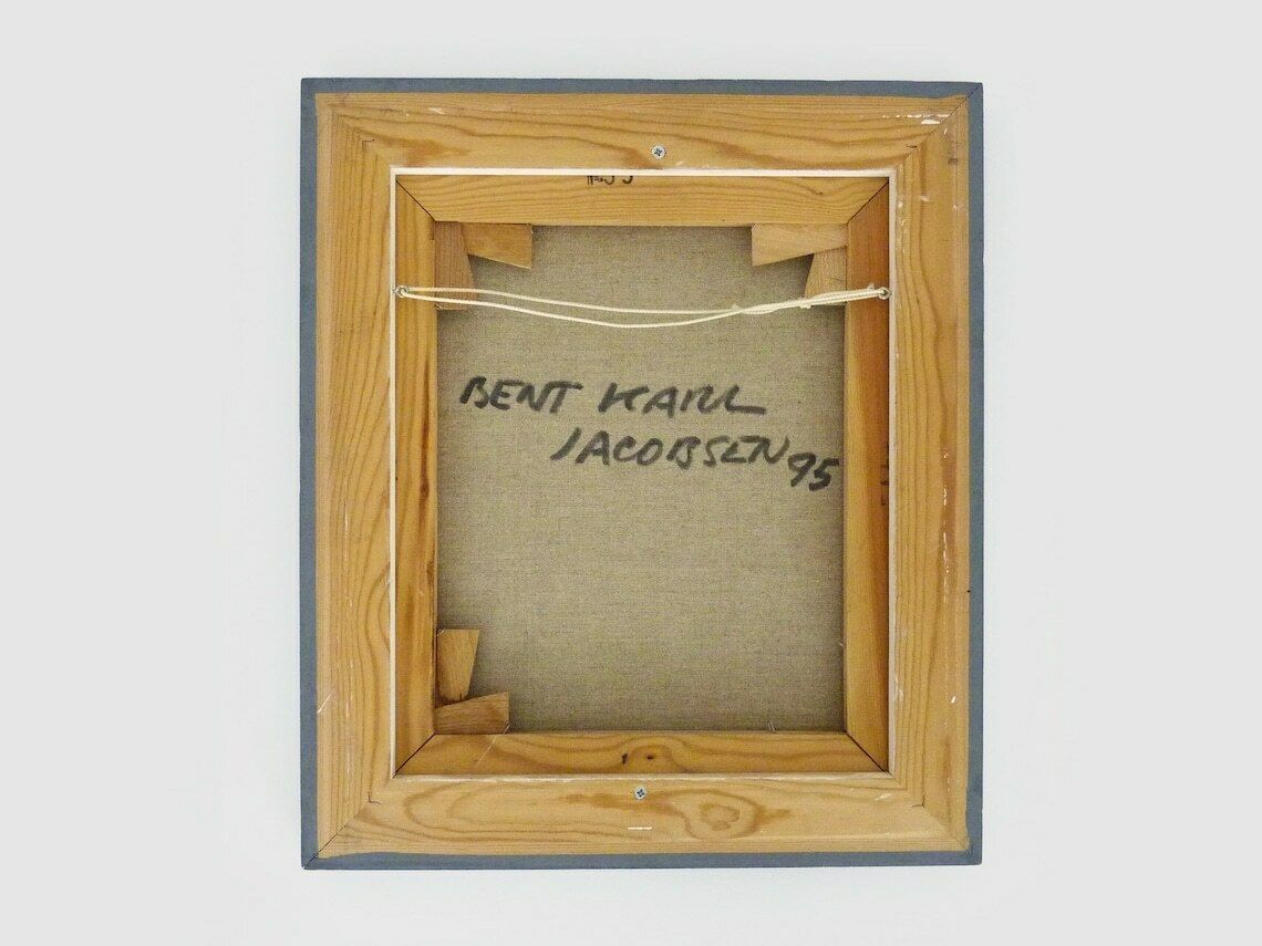 photo furniture Huile sur toile Bent Karl Jacobsen (1934 2004). 199