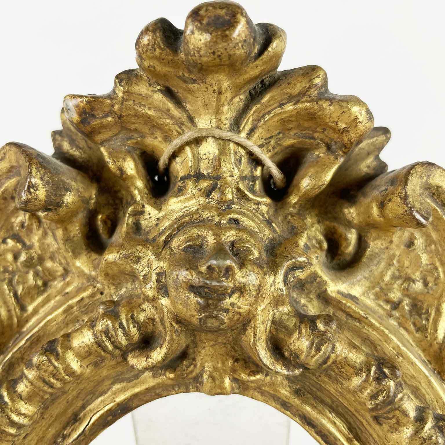 Pair Of Roman Golden Terracotta Frames From The 1700s photo for sale
