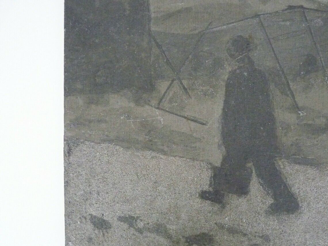 Peinture sur sable « Untitled » par Michel Fabre, artiste contemporain photo Art