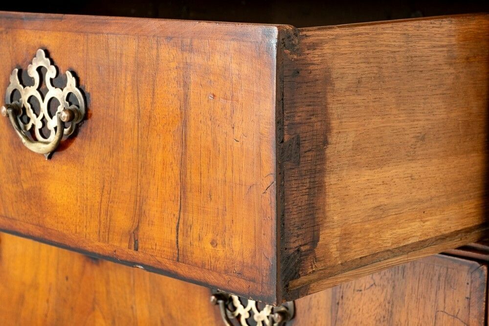 Georgian Chest On Stand Cabinet Antique Walnut photo 2650.0