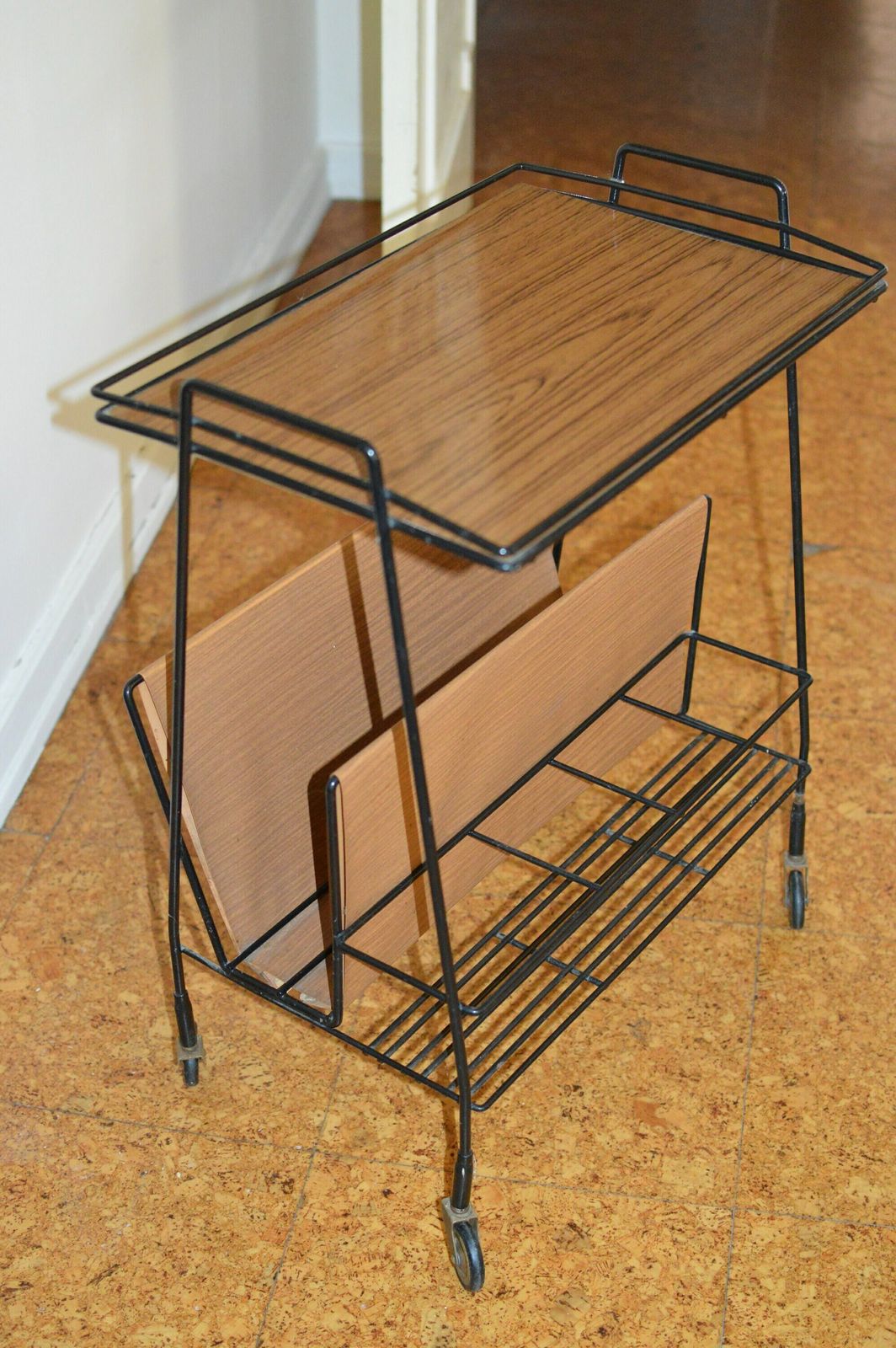 photo for sale Wicker Magazine Rack / Vintage Magazine Holder / Sweet Vintage