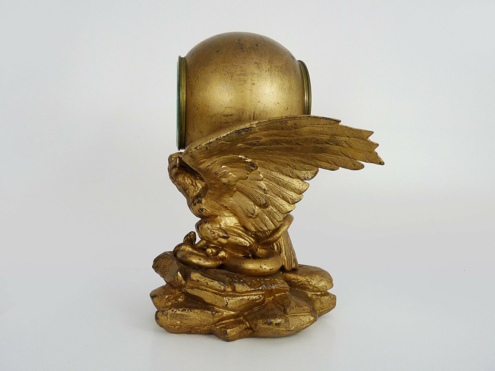 Pendule à l'aigle Dufaud Paris, sculpteur J. Gautier photo vinterior