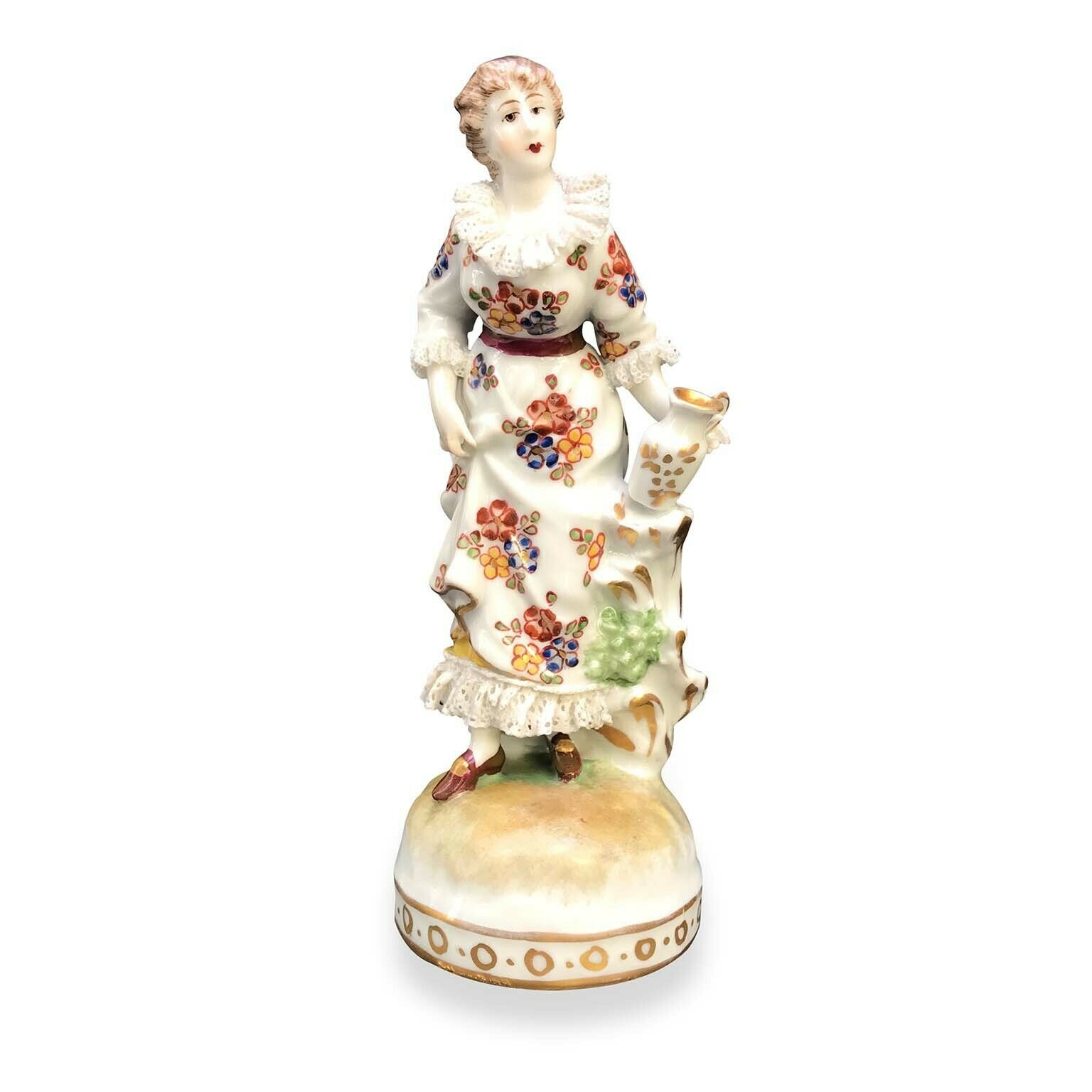 Porcelain Figurine Of A Woman, 1900s photo furniture