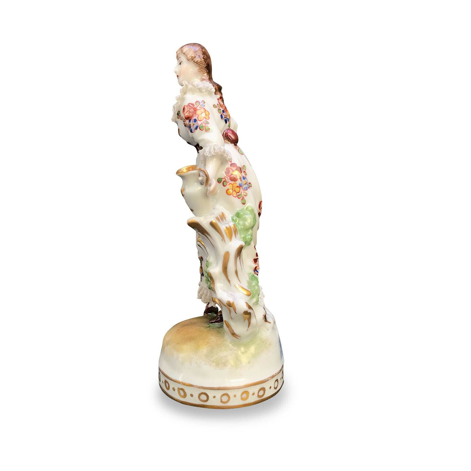 Porcelain Figurine Of A Woman, 1900s photo 363.0