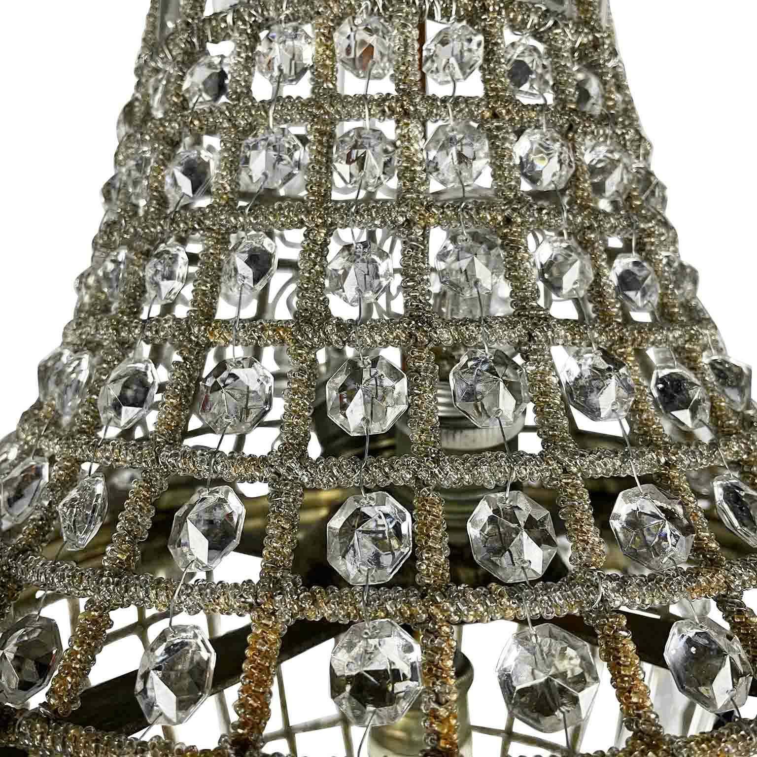 Beaded Hot Air Balloon Chandelier For Entrance photo Lighting