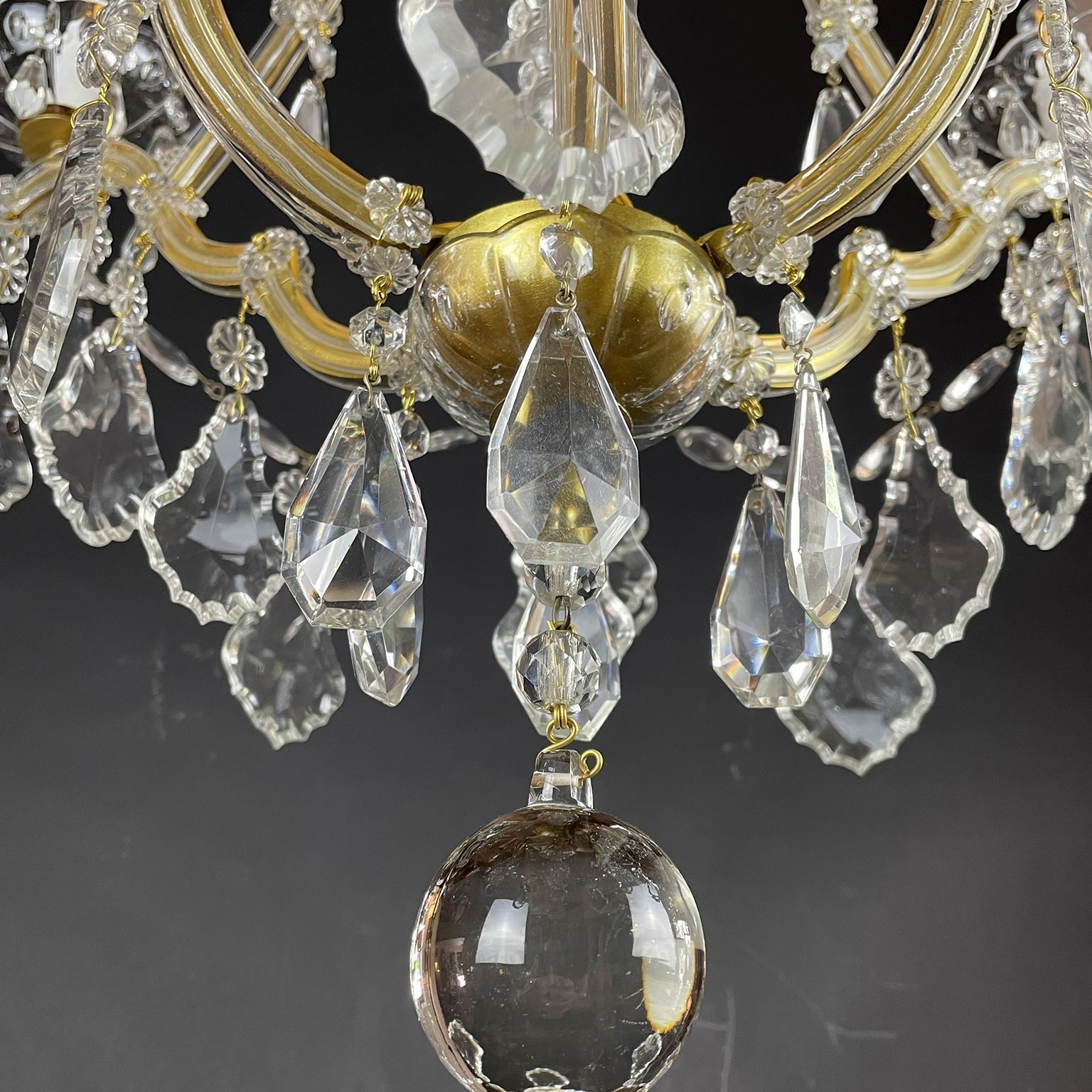 Maria Teresa Crystal Chandelier With 7 Lights From 1950 photo vinterior