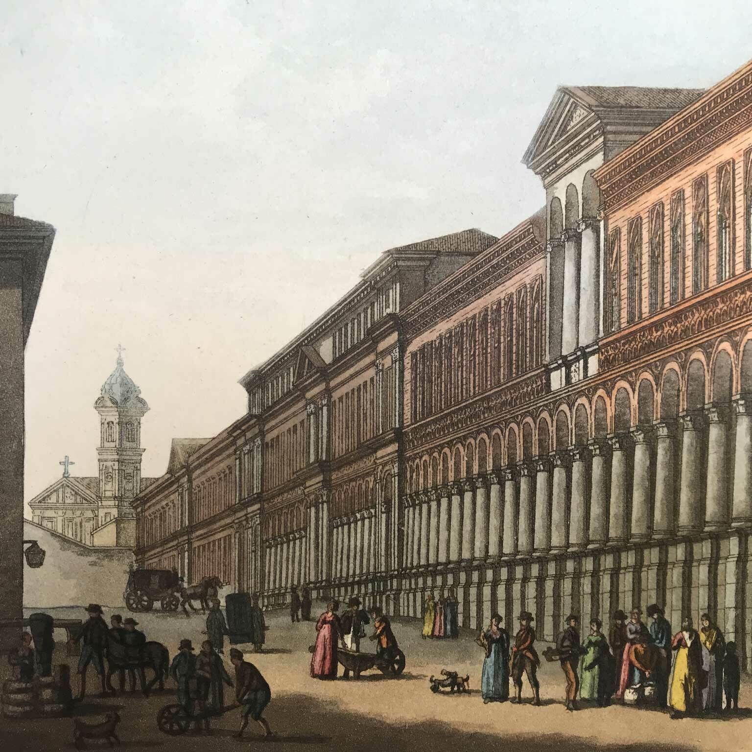 View Of The Ospedale Maggiore In Milan From 1820 21 photo furniture