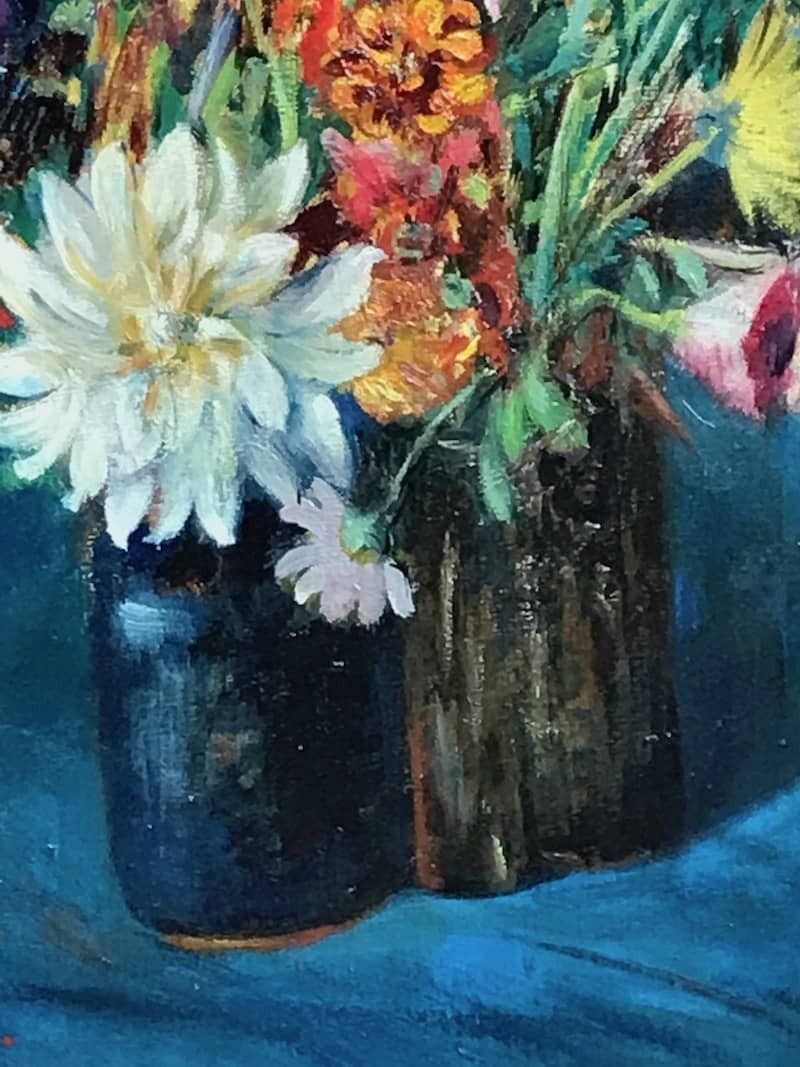Montini Umberto Vase Of Flowers photo vintage