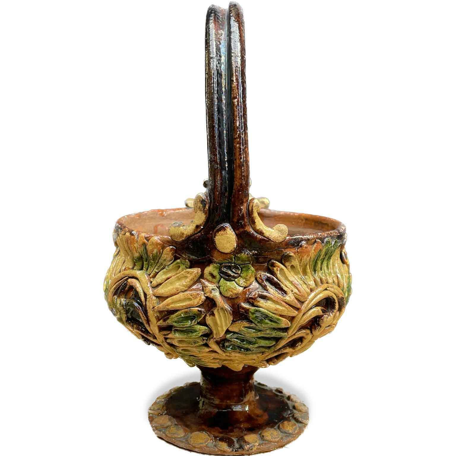 Bracere With Handle In Val Di Chiana 1800 Ceramic photo for sale