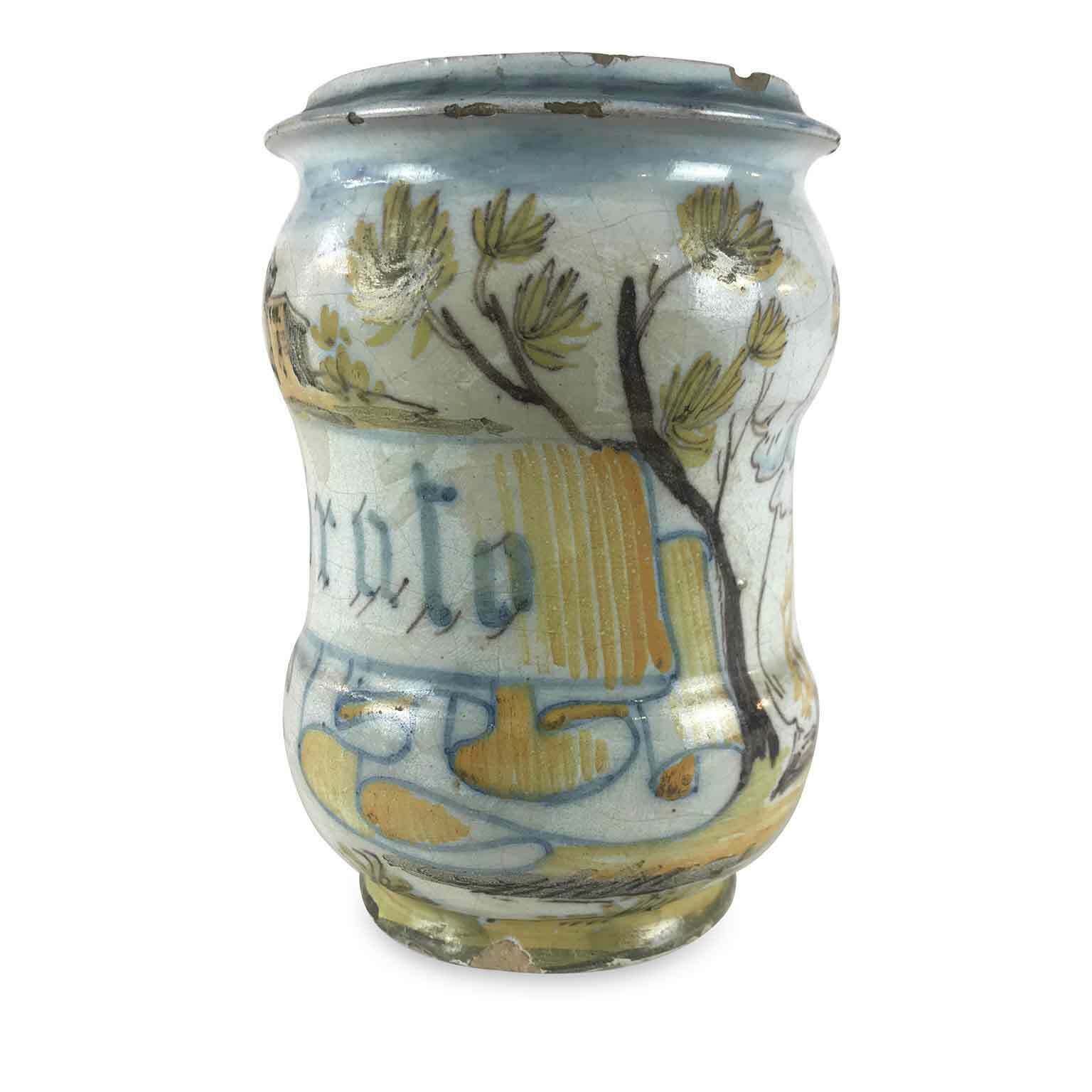 Rocchetto Albarello In Majolica Giacomo Boselli photo for sale