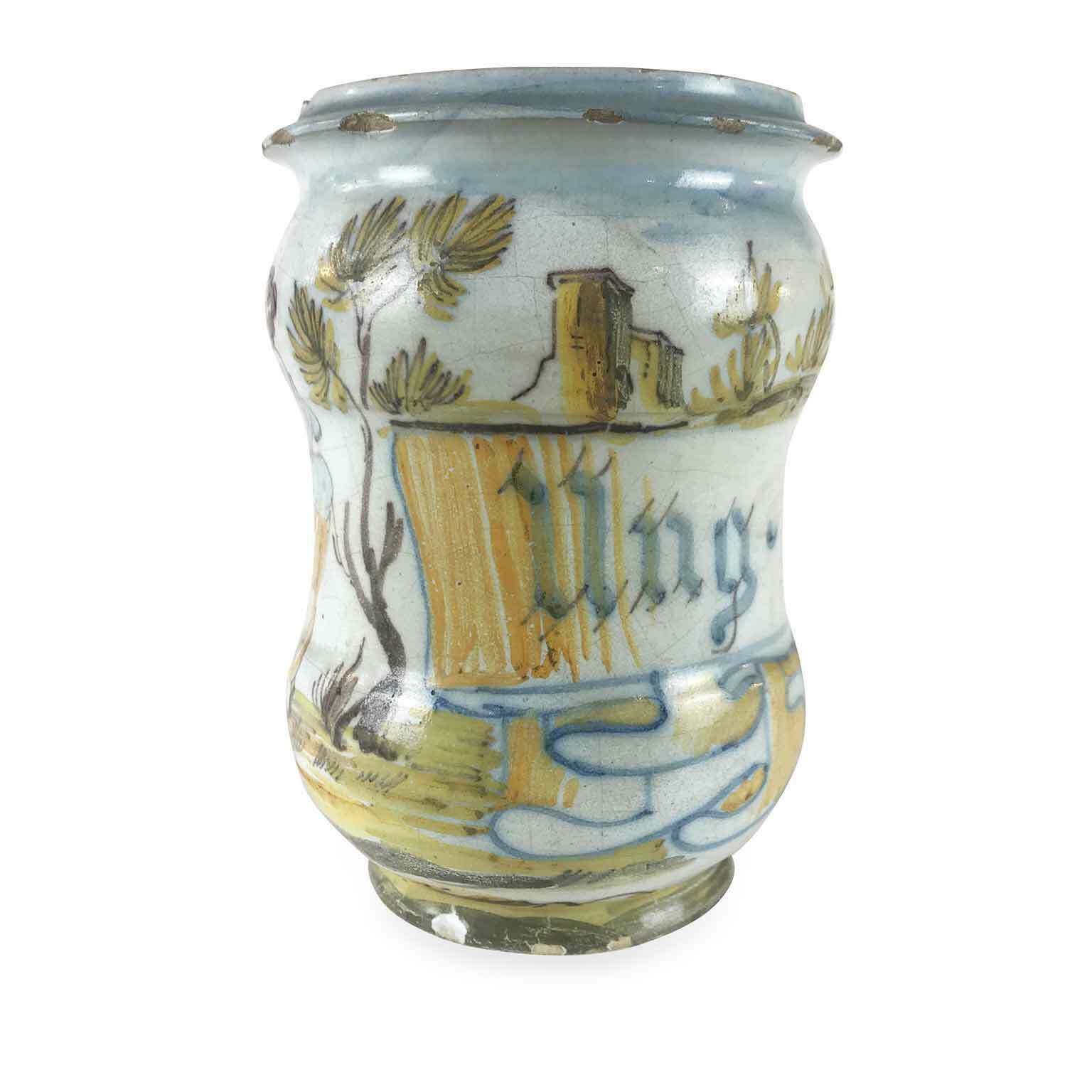 Rocchetto Albarello In Majolica Giacomo Boselli photo vinterior