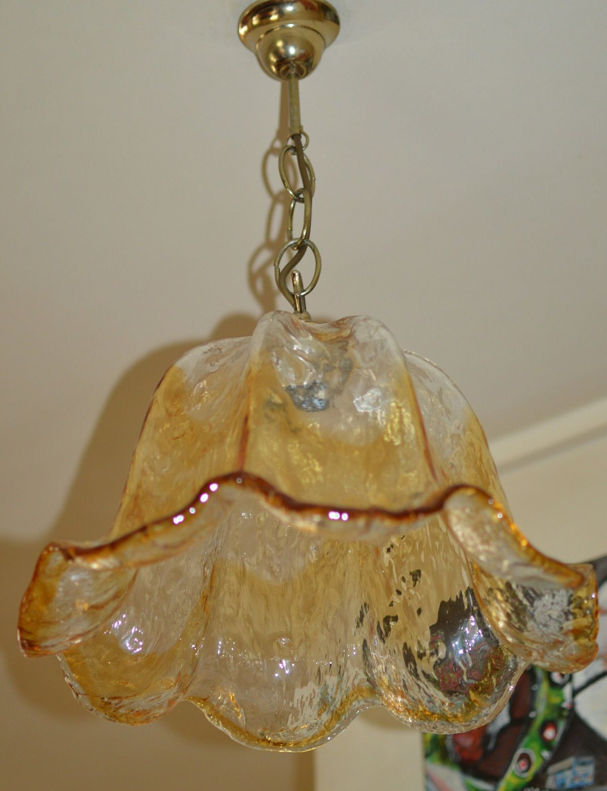Lamp Space Age Mazzega Lamp Midcentury Pop . 1960/70 Opaline Glass Space Age Lamp German Lamp photo Lighting