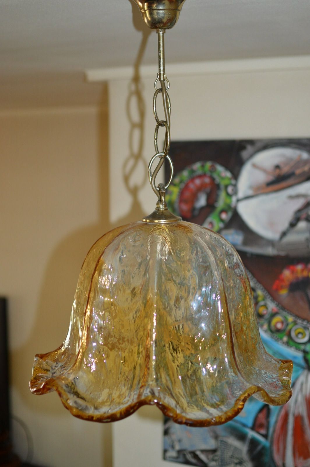 Lamp Space Age Mazzega Lamp Midcentury Pop . 1960/70 Opaline Glass Space Age Lamp German Lamp photo vintage