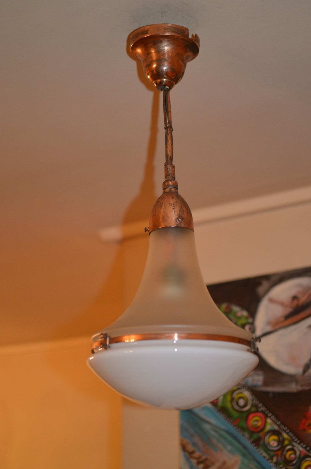 Luzette Pendant Light By Peter Behrens For Siemens Circa 1920s photo vinterior