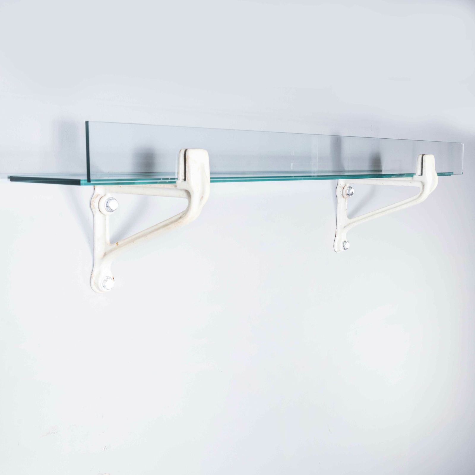 19th Century French Original Cast Iron Butchers Shelf – With Upstand