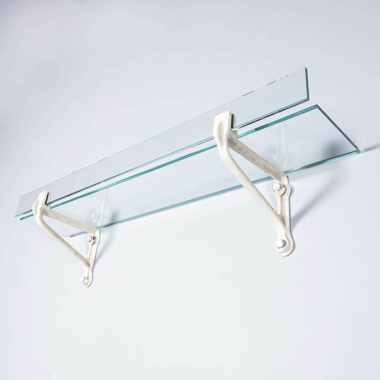 19th Century French Original Cast Iron Butchers Shelf – With Upstand photo for sale