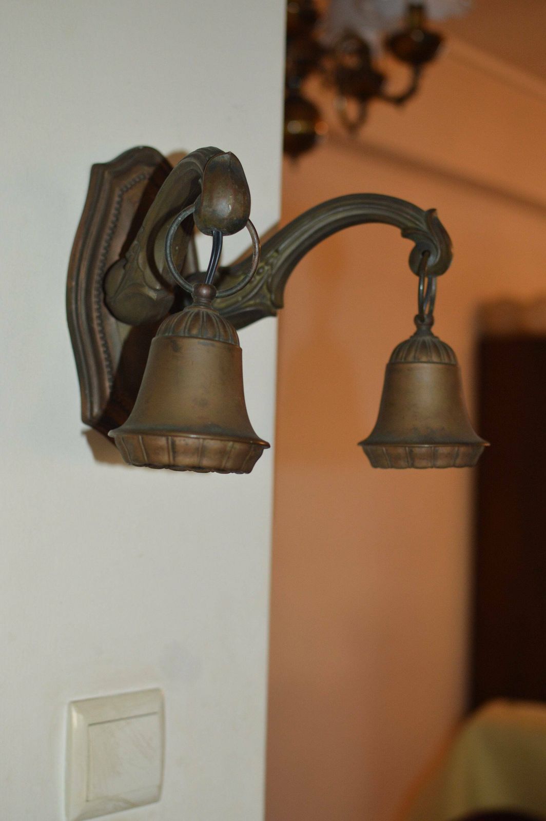 Gilt Ole Lamp | Mid Century Gilded Metal Wall Lamp Vintage photo furniture