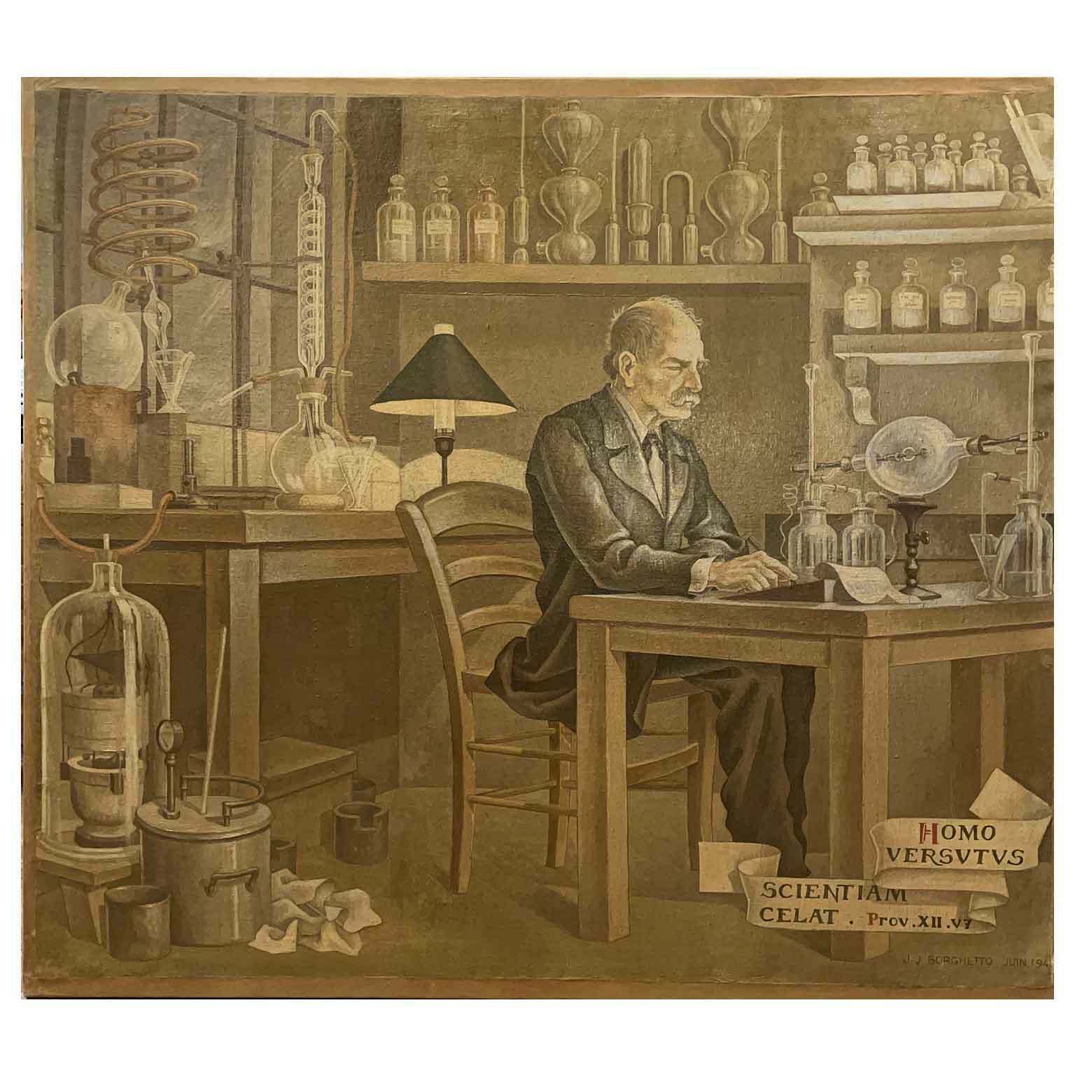 Jj Borghetto The Alchemist And The Snake Hunter In Pendant 1945 photo furniture