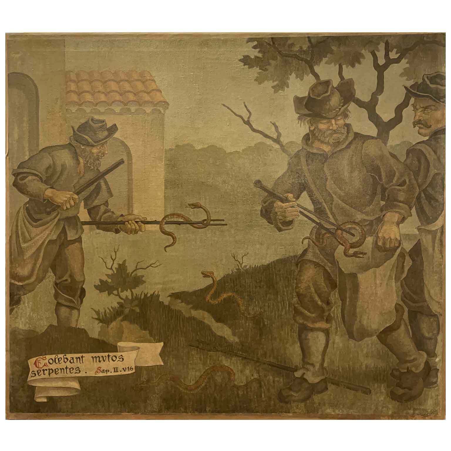 photo furniture Jj Borghetto The Alchemist And The Snake Hunter In Pendant 1945