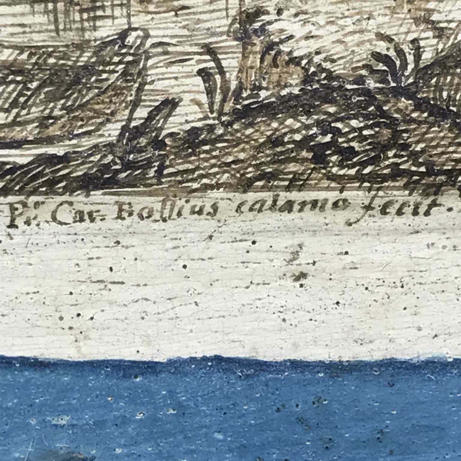 Lacquered Box With Fake Paper And Little Flowers, Late 1700s photo vinterior