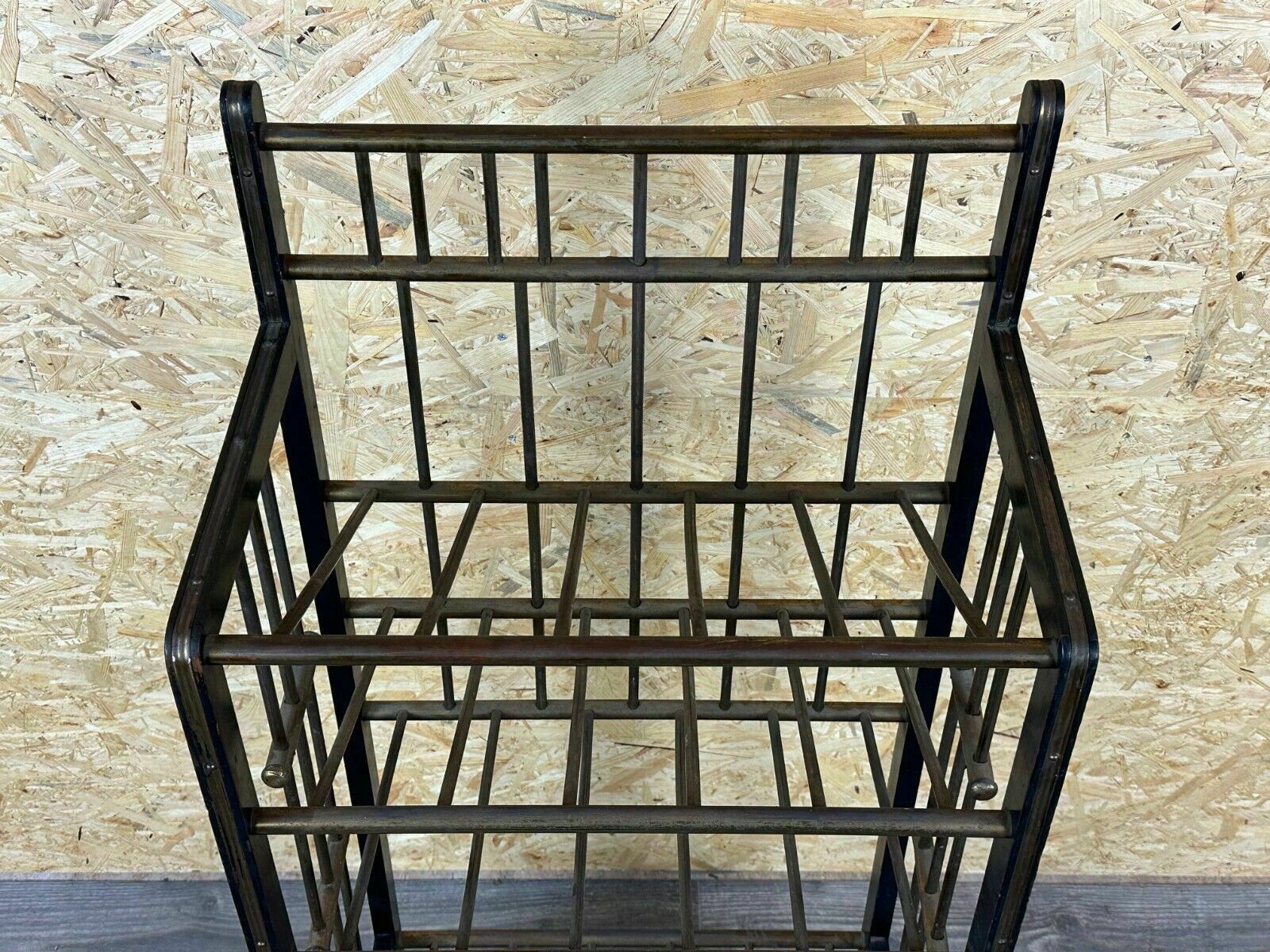Magazine Rack From Wiener Werkstätte Austria Made Of Mahogany & Brass Around 1900 photo Home Decor