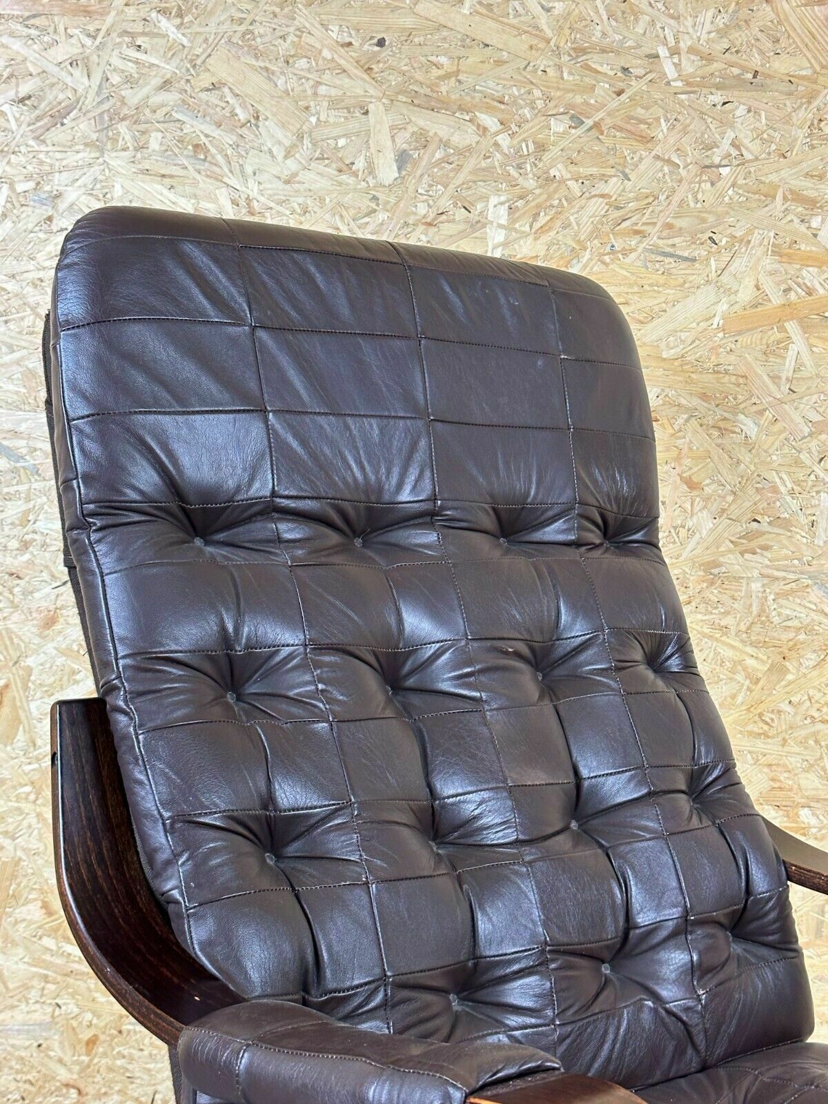60er 70er Jahre Sessel Easy Chair Ledersessel Drehsessel Danish Modern Design photo Furniture