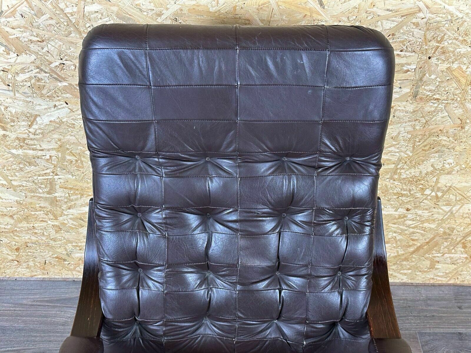photo furniture 60er 70er Jahre Sessel Easy Chair Ledersessel Drehsessel Danish Modern Design